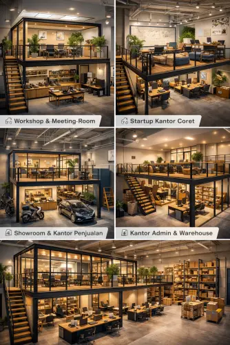 Mezzanine Ruang Kantor di Depok